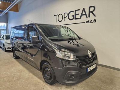 Svart Begagnad 2017 Renault Trafic Minibuss | 114 900 kr (Marknadspris)