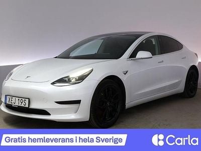 Begagnad Tesla Model 3 Standard Range Plus 239 kW (325 HK) 2020 Vit Sedan