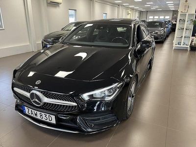 Svart Begagnad 2020 Mercedes CLA200 Shooting Brake AMG Kombi | 249 000 kr (Marknadspris)
