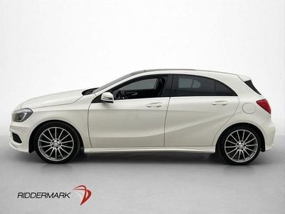 Begagnad Mercedes A180 AMG line 109 HK (80 kW) 2014 Vit Halvkombi