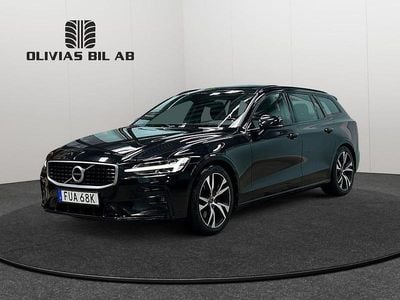 Begagnad Volvo V60 R-Design 250 HK (183 kW) 2019 Svart Kombi