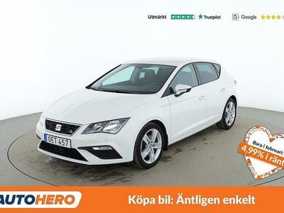 Vit Begagnad 2018 Seat Leon FR Halvkombi | 148 000 kr (Lite dyr)