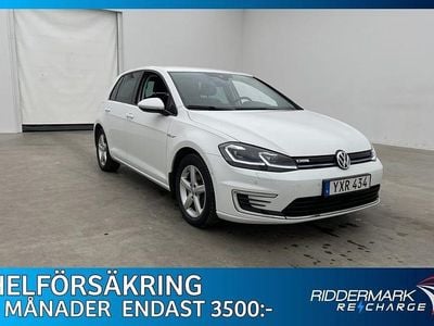 Vit Begagnad 2017 VW e-Golf Halvkombi | 129 800 kr (Marknadspris)