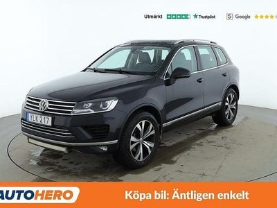 Svart Begagnad 2017 VW Touareg SUV | 214 000 kr (Marknadspris)
