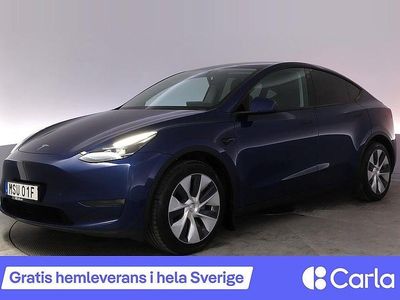 Blå Begagnad 2022 Tesla Model Y Long Range AWD SUV | 390 990 kr (Marknadspris)