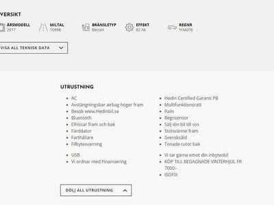 Begagnad 2016 Peugeot 2008 SUV | 80 000 kr (Bra pris)