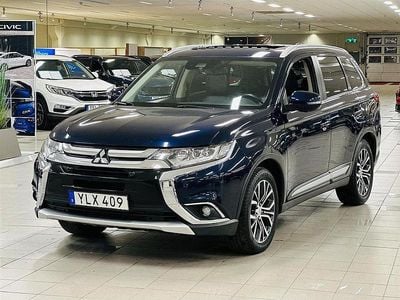 Begagnad Mitsubishi Outlander 150 HK (110 kW) 2017 Blå SUV