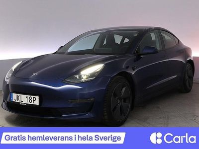 Begagnad Tesla Model 3 Long Range AWD 366 kW (498 HK) 2022 Blå Sedan