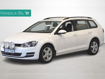 Begagnad VW Golf VII 105 HK (77 kW) 2014 Vit Kombi