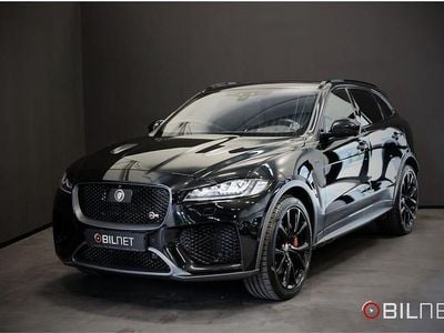 Begagnad Jaguar F-Pace SVR 550 HK (404 kW) 2020 Svart SUV