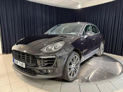 Svart metallic Begagnad 2016 Porsche Macan S Sport SUV | 359 000 kr (Marknadspris)