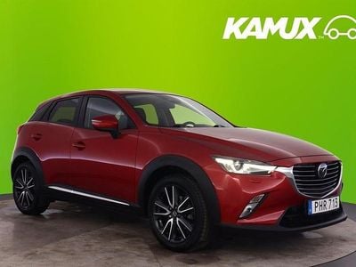 Röd Begagnad 2017 Mazda CX-3 Optimum SUV | 174 800 kr (Bra pris)