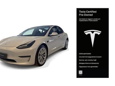 Begagnad Tesla Model 3 Long Range AWD 366 kW (498 HK) 2021 Vit Sedan