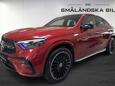 Röd Begagnad 2024 Mercedes GLC300e AMG line Sportkupé | 849 000 kr (Dyr)