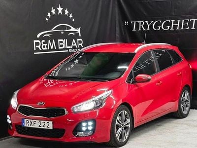 Begagnad Kia Ceed GT-Line 136 HK (100 kW) 2016 Röd Halvkombi