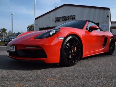 Begagnad Porsche 718 Boxster 367 HK (269 kW) 2018 Röd Cab