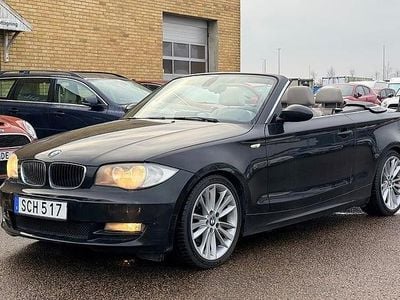 Begagnad BMW 125 Cabriolet Advantage 260 HK (191 kW) 2008 Svart Cab