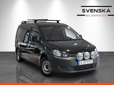 Begagnad VW Caddy Maxi 102 HK (75 kW) 2015 Svart metallic Minibuss