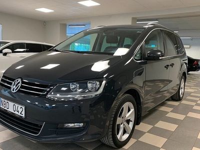 begagnad VW Sharan 2.0 TDI Premium Panorama 7-sits Dieselv. drag 2014, Minibuss