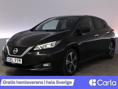 Svart Begagnad 2022 Nissan Leaf 360º Halvkombi | 174 990 kr (Marknadspris)