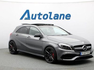 Bergsgrå metalliclack Begagnad 2016 Mercedes A45 AMG AMG Sportkupé | 279 900 kr (Marknadspris)