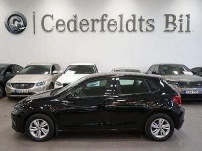 Svart Begagnad 2019 VW Polo Halvkombi | 109 900 kr (Marknadspris)
