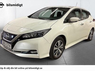 Vit Begagnad 2021 Nissan Leaf Acenta Halvkombi | 159 800 kr (Marknadspris)