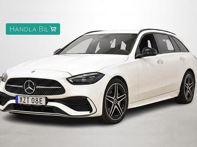Vit Begagnad 2021 Mercedes C220 AMG line Kombi | 419 900 kr (Marknadspris)