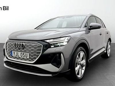 Tyfongrå metallic Begagnad 2024 Audi Q4 e-tron S-Line SUV | 554 900 kr (Marknadspris)