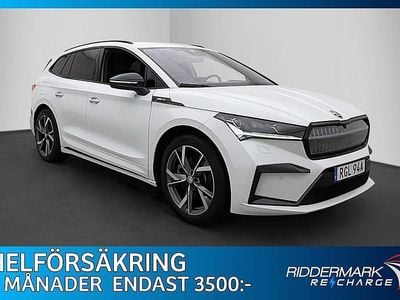 Vit Begagnad 2022 Skoda Enyaq iV SportLine SUV | 358 900 kr (Dyr)