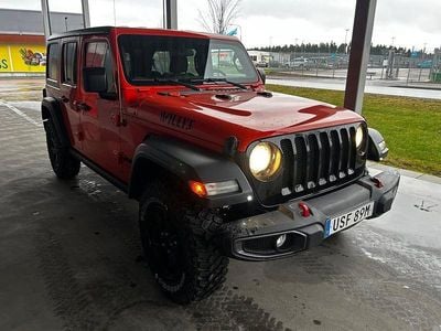 Begagnad Jeep Wrangler Unlimited 290 HK (213 kW) 2020 Orange SUV