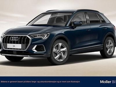 Blå Begagnad 2020 Audi Q3 Advanced SUV | 269 900 kr (Marknadspris)