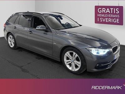 begagnad BMW 318 d Touring Sport line HiFi Rattvärme Dragkrok 2017, Kombi