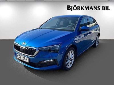 Begagnad Skoda Scala 111 HK (81 kW) 2021 Blå Halvkombi