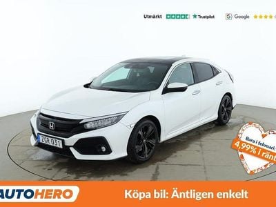 Begagnad Honda Civic Prestige 184 HK (135 kW) 2017 Vit Sedan