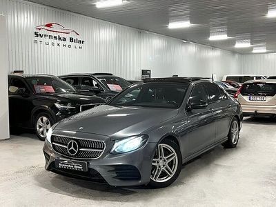 Grå Begagnad 2016 Mercedes E220 AMG Sedan | 329 900 kr