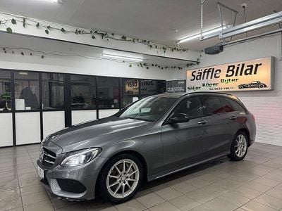 Grå Begagnad 2016 Mercedes C220 AMG line Kombi | 179 900 kr (Marknadspris)