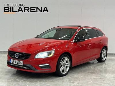 Röd Begagnad 2014 Volvo V60 R-Design Kombi | 109 900 kr (Marknadspris)