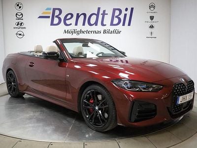 Aventurinröd metallic Begagnad 2022 BMW M440 M Sport Sedan | 679 500 kr (Marknadspris)