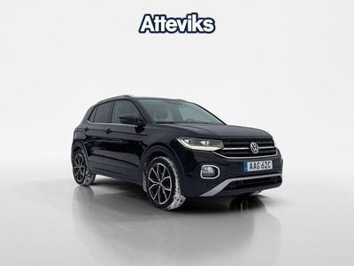 Svart Begagnad 2019 VW T-Cross GT SUV | 189 900 kr (Marknadspris)