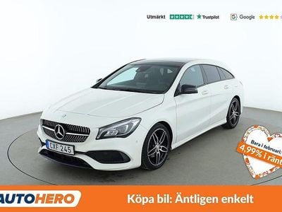 Begagnad Mercedes CLA200 Shooting Brake AMG line 137 HK (100 kW) 2017 Vit Kombi