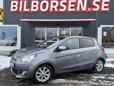 Begagnad Mitsubishi Space Star 80 HK (58 kW) 2015 Grå Halvkombi