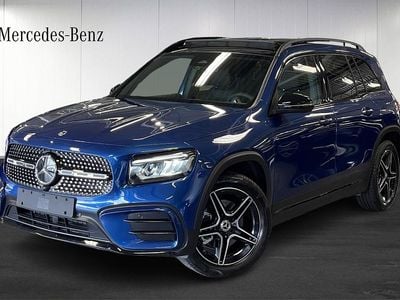 Blå Ny 2025 Mercedes GLB200 AMG SUV | 508 700 kr (Lite dyr)