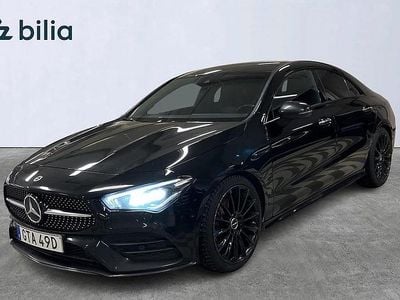 Svart Begagnad 2022 Mercedes CLA220 AMG line Sedan | 299 000 kr