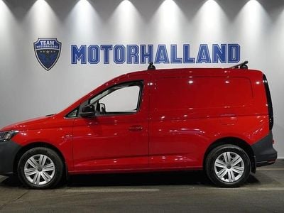 Röd Begagnad 2021 VW Caddy Minibuss | 199 900 kr (Bra pris)