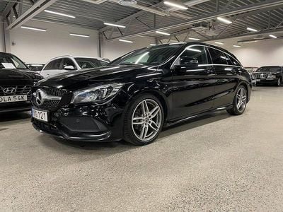 Svart Begagnad 2017 Mercedes CLA200 Shooting Brake AMG Kombi | 184 900 kr (Marknadspris)