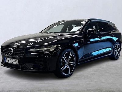 Begagnad Volvo V60 R-Design 355 HK (261 kW) 2022 Svart Kombi
