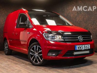 Flerfärgad Begagnad 2018 VW Caddy Edition Minibuss | 209 500 kr (Dyr)