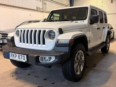 Begagnad Jeep Wrangler Unlimited Sahara 272 HK (200 kW) 2018 Vit SUV
