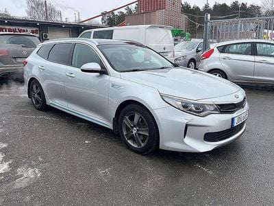 Begagnad Kia Optima Hybrid Sport 2018 Grå Sedan